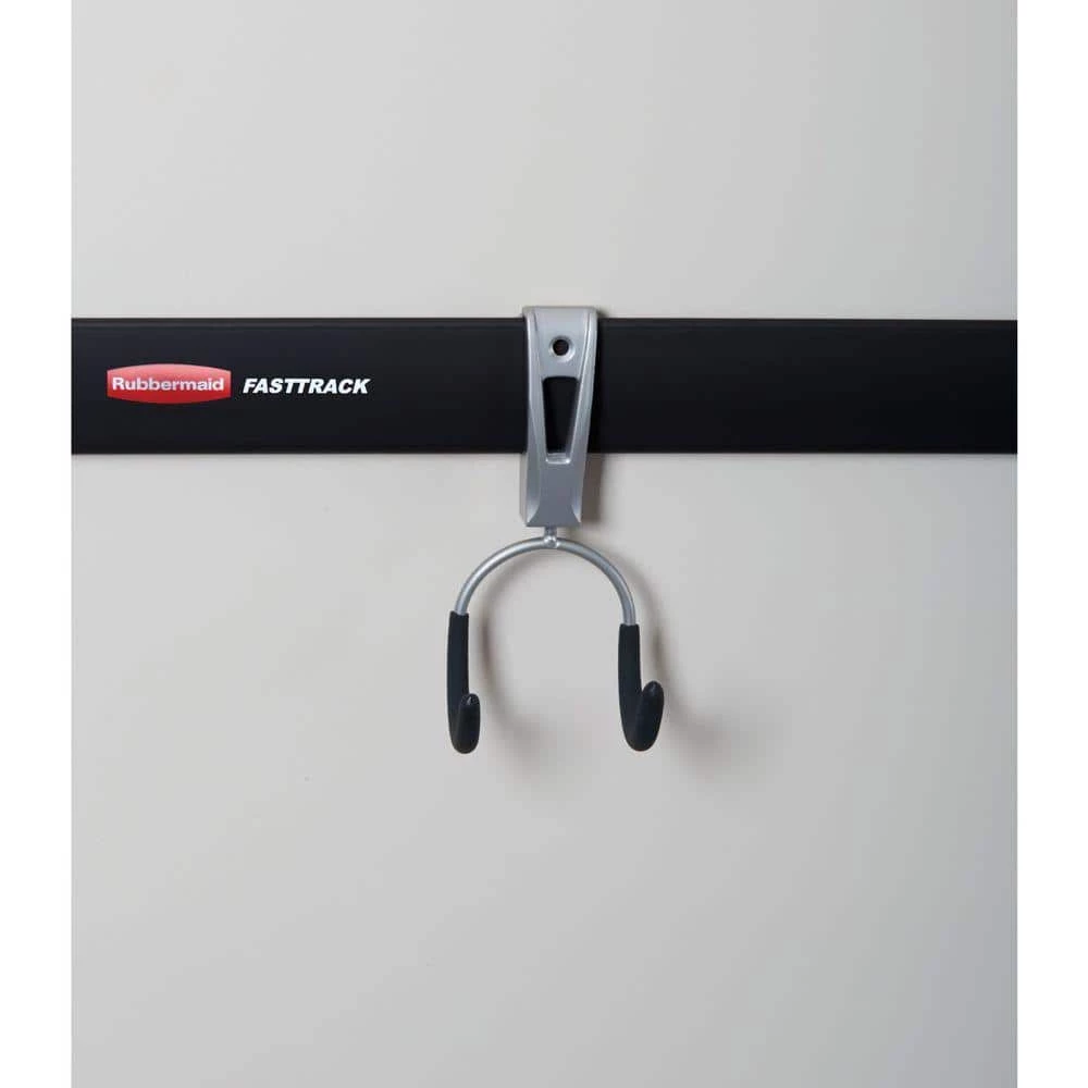 FastTrack Garage Silver Metallic Compact Hook by Rubbermaid 4 FastTrack Garage Silver Metallic Compact Hook by Rubbermaid - Image 2