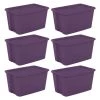 Classic Lidded Stackable 30 Gal Storage Tote Container, Purple, 6 Pack by Sterilite 1 Classic Lidded Stackable 30 Gal Storage Tote Container, Purple, 6 Pack by Sterilite -Cheap Sterilite Store purple sterilite storage bins 6 x 17368v06 64 1000