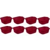Large Multi-Function Home 12 Qt. Sink Dish Washing Pan, Red (8-Pack) by Sterilite