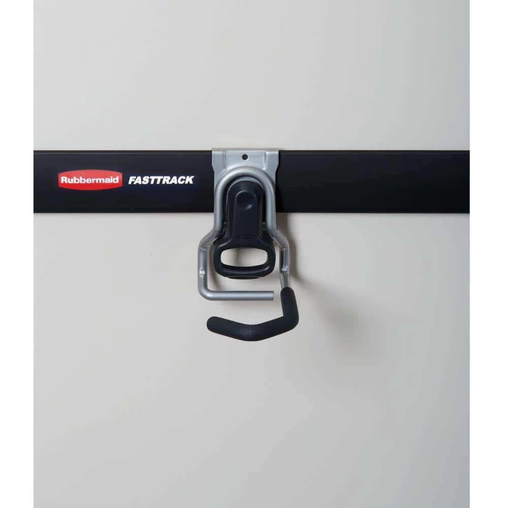 FastTrack Black 1-Bike Vertical Garage Bike Wall Hook by Rubbermaid 5 FastTrack Black 1-Bike Vertical Garage Bike Wall Hook by Rubbermaid - Image 3