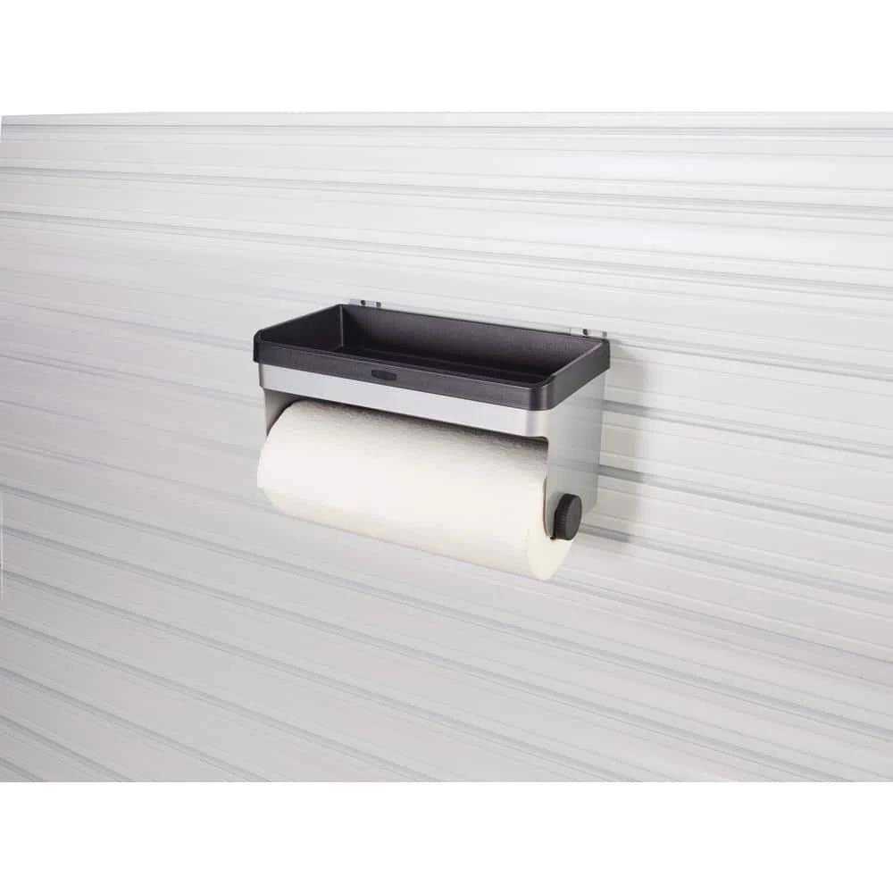 FastTrack Garage Wall Storage Slat Panel System Paper Towel Holder by Rubbermaid 6 FastTrack Garage Wall Storage Slat Panel System Paper Towel Holder by Rubbermaid - Image 4