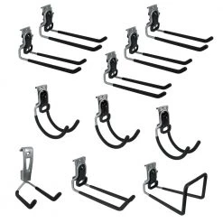 Fast Track Garage Rail Accessory Bundle (11-Piece) by Rubbermaid