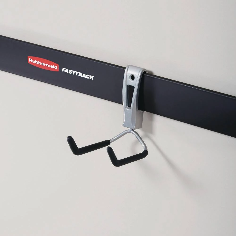 Wall Mounted Rope, Hose Garage Storage Utility Hook (4 Pack) by Rubbermaid 6 Wall Mounted Rope, Hose Garage Storage Utility Hook (4 Pack) by Rubbermaid - Image 4