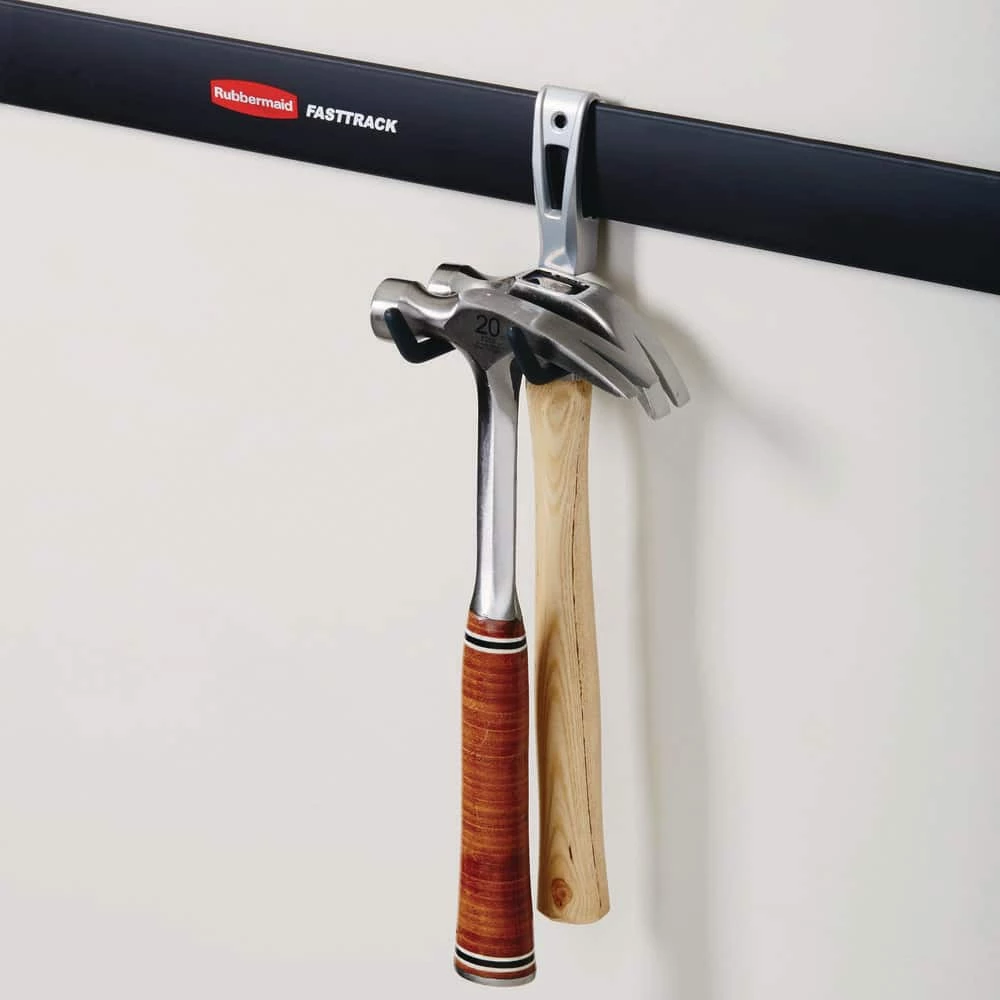 Wall Mounted Rope, Hose Garage Storage Utility Hook (4 Pack) by Rubbermaid 7 Wall Mounted Rope, Hose Garage Storage Utility Hook (4 Pack) by Rubbermaid - Image 5