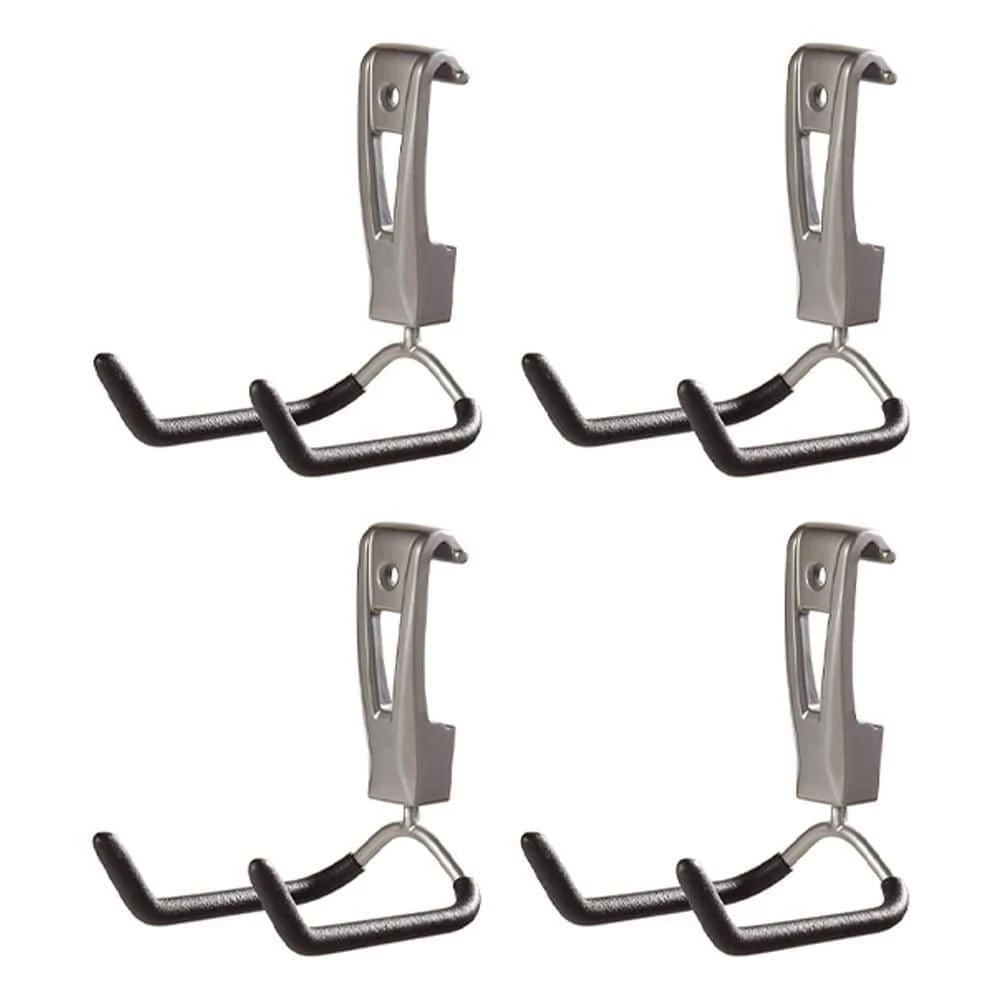 Wall Mounted Rope, Hose Garage Storage Utility Hook (4 Pack) by Rubbermaid 3 Wall Mounted Rope, Hose Garage Storage Utility Hook (4 Pack) by Rubbermaid