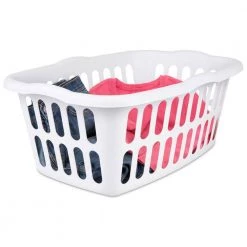 1.5 Bushel Rectangular Plastic Laundry Basket Bins, Assorted 12 Pack by Sterilite 14 1.5 Bushel Rectangular Plastic Laundry Basket Bins, Assorted 12 Pack by Sterilite -Cheap Sterilite Store white and aqua sterilite laundry baskets 12 x 12459412 fa 1000