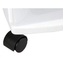 15.25 in. W x 25.625 in. H Home 3-Drawer Wide Storage Cart Container with Casters (6-Pack) by Sterilite -Cheap Sterilite Store white and clear sterilite storage drawers 6 x 29308001 1f 1000