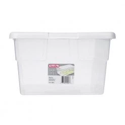 16 and 6 Qt. Clear Stacking Closet Storage Box Container Tub (24-Pack) by Sterilite 9 16 and 6 Qt. Clear Stacking Closet Storage Box Container Tub (24-Pack) by Sterilite -Cheap Sterilite Store white clear sterilite storage bins 24 x 16448012 24 x 16428012 c3 1000