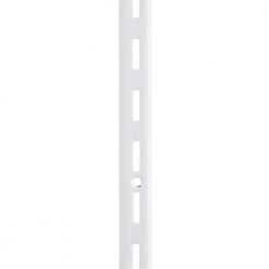68 in. White Single Track Upright for Wood or Wire Shelving by Rubbermaid 11 68 in. White Single Track Upright for Wood or Wire Shelving by Rubbermaid -Cheap Sterilite Store white rubbermaid closet hardware fg4a7501wht 1d 1000