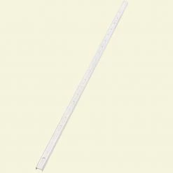 68 in. White Single Track Upright for Wood or Wire Shelving by Rubbermaid