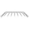 White Metal Clothes Rack 19.187 in. W x 24.25 in. H by Rubbermaid -Cheap Sterilite Store white rubbermaid clothes racks fg3j0601wht 64 1000