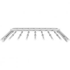 White Metal Clothes Rack 19.187 in. W x 24.25 in. H by Rubbermaid