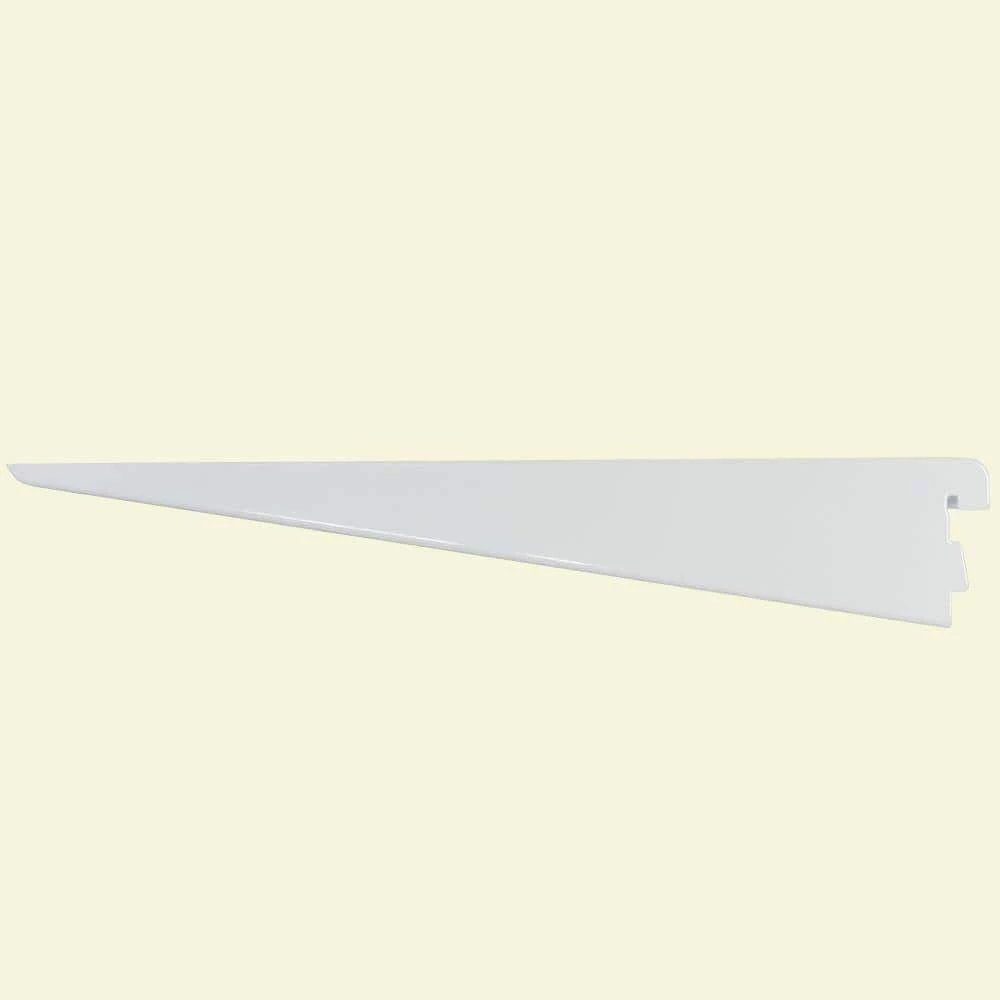 11.5 in. White Twin Track Bracket for Wood or Wire Shelving by Rubbermaid 3 11.5 in. White Twin Track Bracket for Wood or Wire Shelving by Rubbermaid