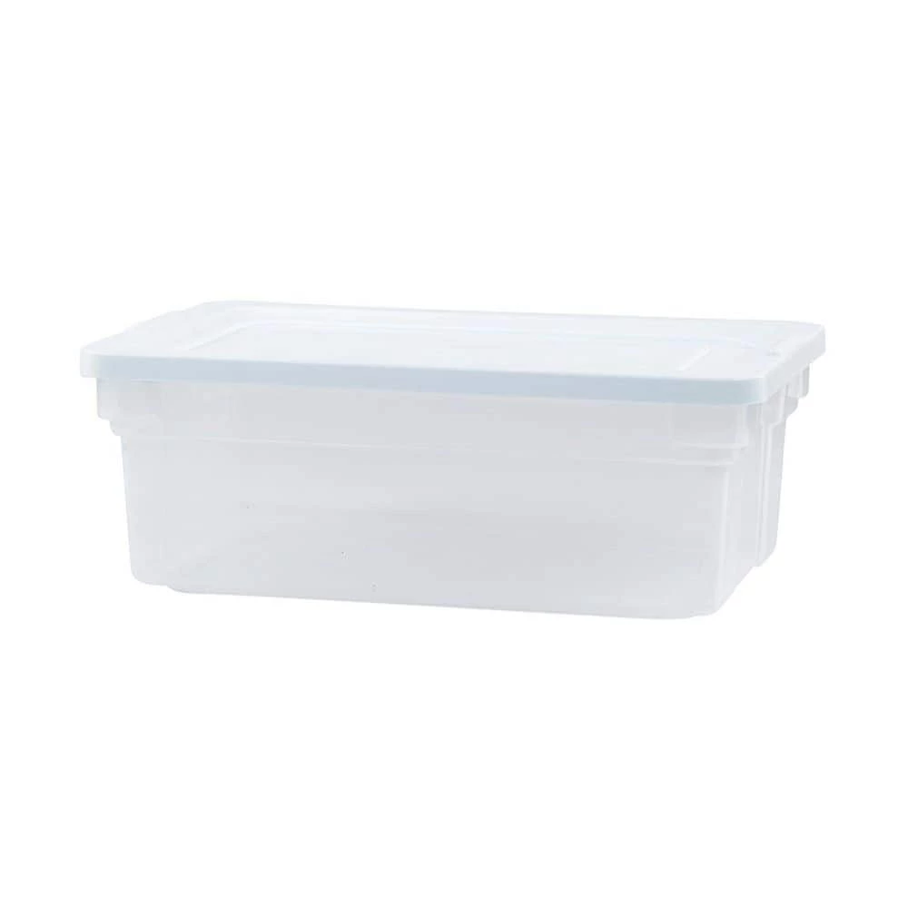 Classic Clear 12 qt. Stackable Heavy Duty Plastic Storage Bins by Rubbermaid 8 Classic Clear 12 qt. Stackable Heavy Duty Plastic Storage Bins by Rubbermaid - Image 6