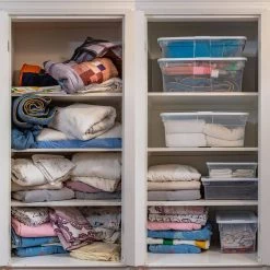 Classic Clear 12 qt. Stackable Heavy Duty Plastic Storage Bins by Rubbermaid 21 Classic Clear 12 qt. Stackable Heavy Duty Plastic Storage Bins by Rubbermaid -Cheap Sterilite Store white rubbermaid storage bins rmoc030002 6pack 31 1000