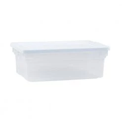 Classic Clear 12 qt. Stackable Heavy Duty Plastic Storage Bins by Rubbermaid 16 Classic Clear 12 qt. Stackable Heavy Duty Plastic Storage Bins by Rubbermaid -Cheap Sterilite Store white rubbermaid storage bins rmoc030002 6pack 4f 1000