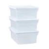 Classic Clear 12 qt. Stackable Heavy Duty Plastic Storage Bins by Rubbermaid 1 Classic Clear 12 qt. Stackable Heavy Duty Plastic Storage Bins by Rubbermaid -Cheap Sterilite Store white rubbermaid storage bins rmoc030002 6pack 64 1000