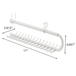 30-Hook Tie/Belt Rack Organizer by Rubbermaid 11 30-Hook Tie/Belt Rack Organizer by Rubbermaid -Cheap Sterilite Store white rubbermaid tie racks belt racks fg3h9803wht 1d 1000
