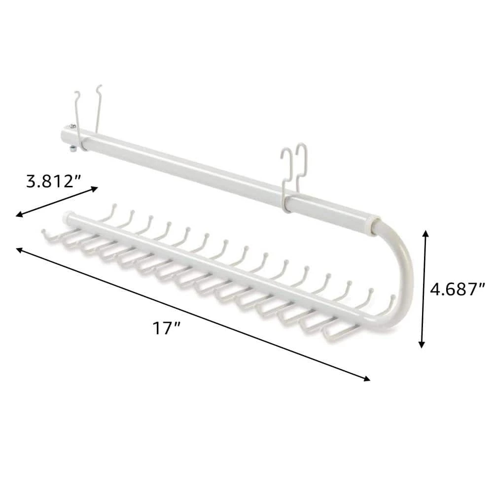 30-Hook Tie/Belt Rack Organizer by Rubbermaid 7 30-Hook Tie/Belt Rack Organizer by Rubbermaid - Image 5