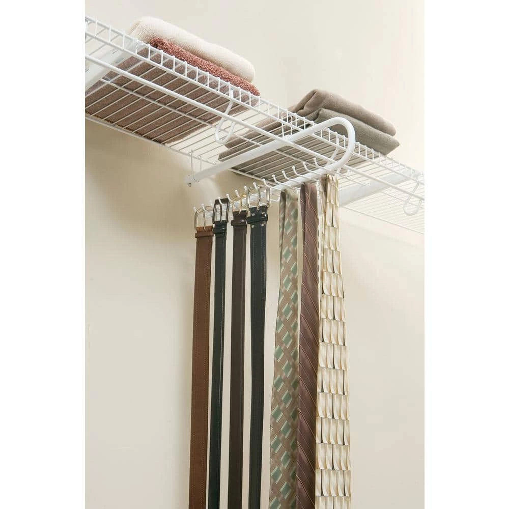 30-Hook Tie/Belt Rack Organizer by Rubbermaid 3 30-Hook Tie/Belt Rack Organizer by Rubbermaid