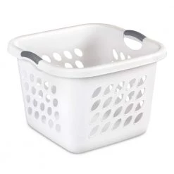 Ultra Square Laundry Basket with Titanium Inserts (12-Pack) by Sterilite 9 Ultra Square Laundry Basket with Titanium Inserts (12-Pack) by Sterilite -Cheap Sterilite Store white sterilite laundry baskets 12 x 12178006 4f 1000