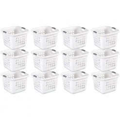Ultra Square Laundry Basket with Titanium Inserts (12-Pack) by Sterilite
