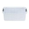 14 in. D x 5 in. H x 11 in. W White Plastic Cube Storage Bin by Sterilite -Cheap Sterilite Store white sterilite storage bins 16248006 64 1000