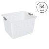 Deep Ultra Plastic Storage Bin Organizer Basket, White (54-Pack) by Sterilite 1 Deep Ultra Plastic Storage Bin Organizer Basket, White (54-Pack) by Sterilite -Cheap Sterilite Store white sterilite storage bins 54 x 16288006 64 1000
