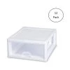 Deep Ultra 40 Qt. Storage Bin Organizer (6-Pack) and 21 Qt. Large Basket (6-Pack) by Sterilite 1 Deep Ultra 40 Qt. Storage Bin Organizer (6-Pack) and 21 Qt. Large Basket (6-Pack) by Sterilite -Cheap Sterilite Store white sterilite storage bins 6 x 16288006 6 x 16268006 64 1000
